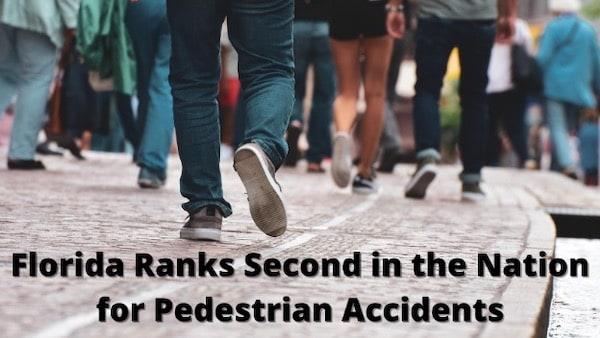 Florida Ranks Second in the Nation for Pedestrian Accidents