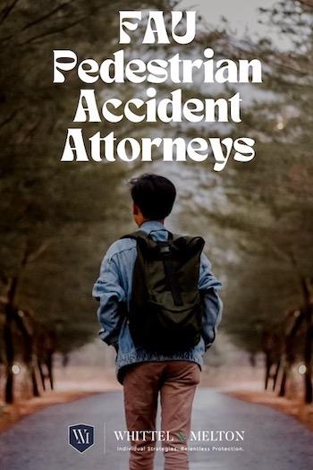 FAU Pedestrian Accident Attorneys