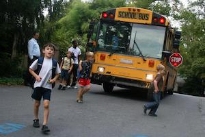 school bus kids