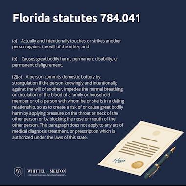 Florida Statutes 784.041